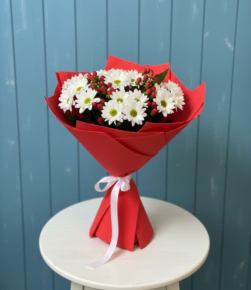 Букет цветов из: Хризантемы в Красновидово