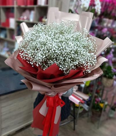 Букет цветов из: Гипсофила в Красновидово