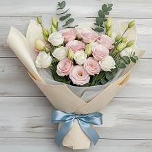 Букет цветов из:  Лизиантусы в Красновидово