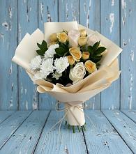 Букет цветов из:  Розы и Хризантемы в Красновидово