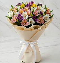 Букет цветов из:  Альстромерии в Красновидово