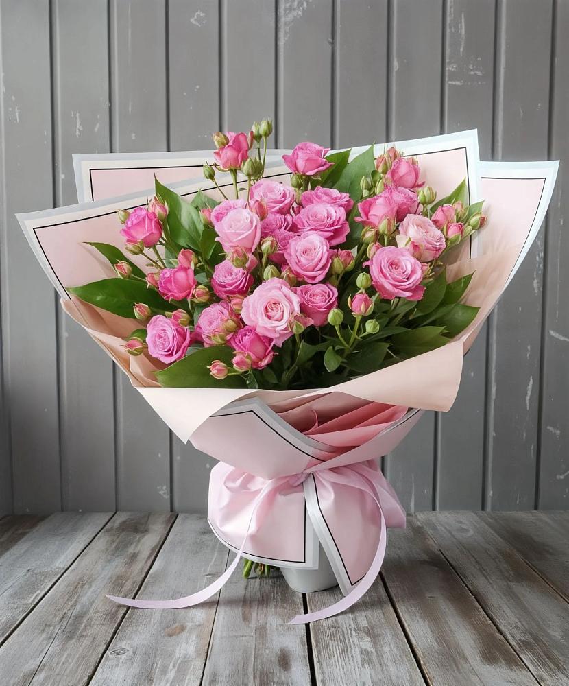 Букет Розовый кустик в Красновидово
