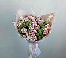 Букет цветов из:  Розы и Хризантемы #REPLACE_PRED# Красновидово