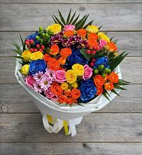 Букет цветов из:  Розы и Хризантемы в Красновидово