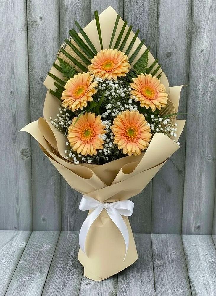 Букет цветов из: Герберы в Красновидово