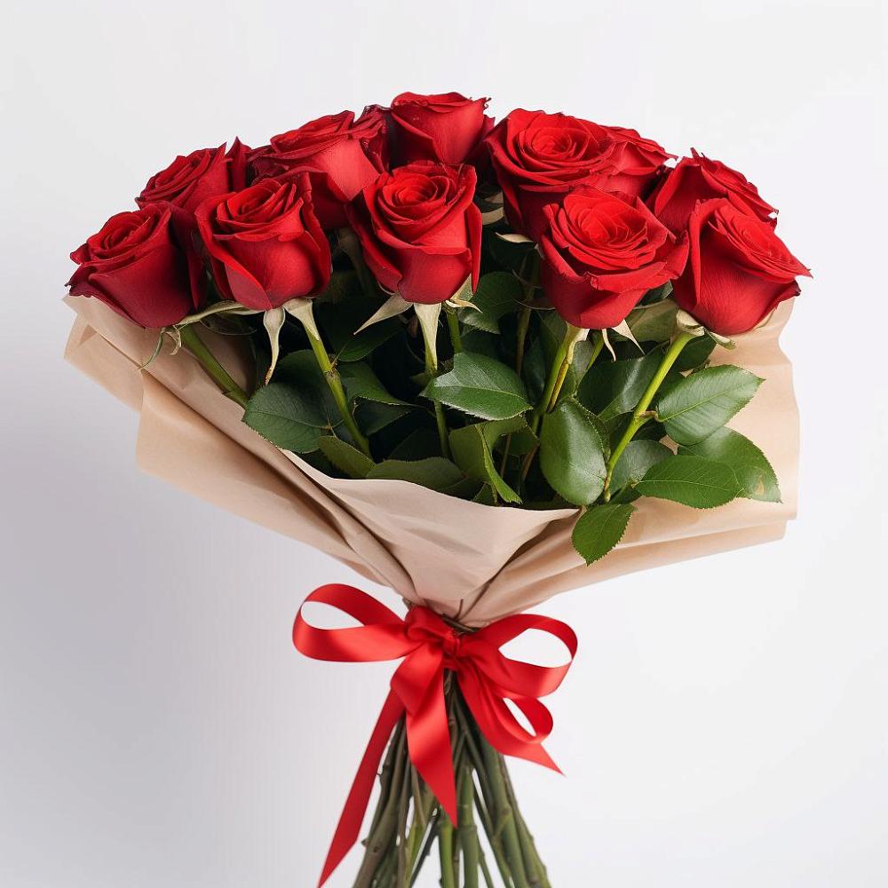 Букет 11 Красных роз Эдлесс Лав в Красновидово